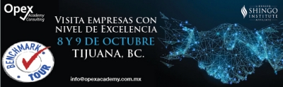 BENCHMARK TOUR 8 Y 9 OCTUBRE, TIJUANA